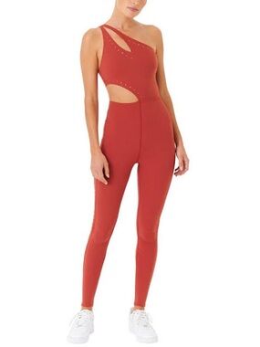 GIGI C Cassie Jumpsuit In Terra Cotta